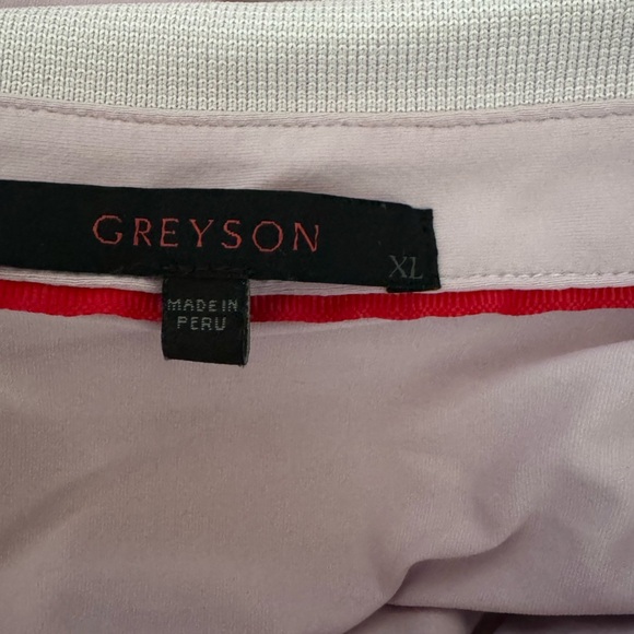 Scarlett Crowley Collar Greyson pink golf polo.   Worn 1x.   Smoke free home. - Picture 5 of 5